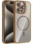 iPhone 15 Pro Kılıf Kamera Bölümü Standlı Magsafeli Özelikli Lens Koruyucu Hediyeli Premium Kapak Rcv/etro 1