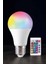 Nrzsnt Renk Değiştirebilen Rgb Işıklı LED Ampul A+Enerji 15 Watt LED Işık 1