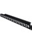 DN-91412 24'lü 1u Siyah Boş Patch Panel 1