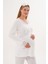 Mecit 5808 Ekru Hamile Lohusa Pijama Takımı 2