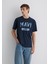Mavi 1991 Baskılı Lacivert Tişört 0612573-70490 9
