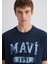 Mavi 1991 Baskılı Lacivert Tişört 0612573-70490 14