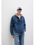 Brandon 90lar Vintage Koyu Mavi Jean Ceket 0112808-90839 6