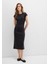 Siyah Midi Elbise 1310776-900 13