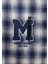 M Logo Baskılı Kareli Mavi Gömlek 0211782-91299 12