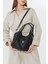 Arlina Siyah Çapraz Askılı Yavrulu Kadın Omuz, Kol ve El Çantası 1