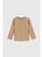 Kız Çocuk Uzun Kollu Bej Tişört 1