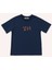 Erkek Bebek Nakış Detaylı Lacivert Tişört 1