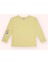 Erkek Bebek Baskı Detaylı Uzun Kollu Sarı Tişört 1