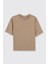 Erkek Çocuk Kısa Kollu Bisiklet Yaka Bej Tişört 1