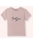 Kız Çocuk Nakış Detaylı Pembe Tişört 1