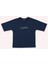 Erkek Çocuk Yazı Baskılı Kısa Kollu Lacivert Tişört 1