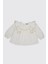 Kız Bebek Dantel Detaylı Ekru Bluz 1