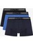 Erkek Mavi Standart Fit 3'lü Boxer 1