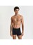 Erkek Siyah Slim Fit Logolu Boxer 1