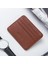 Koyu Kahverengi Moda Ince Minimalist Cüzdan Pu Deri Kredi Kartı Tutucu Kısa Çanta Deri Kimlik Kartı Tutucu Şeker Renk Bankası Çoklu Yuva Kartı (Yurt Dışından) 4