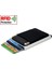 Gümüş Ince Alüminyum Kart Cüzdanı Esneklik Arka Kese Kimliği Kredi Kartı Tutucu Mini Rfid Cüzdan Otomatik Açılır Banka Kartı Kılıfı (Yurt Dışından) 2