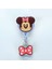 20 Mickey Minnie Silikon Kredi Kartı Tutucu Kadın Erkek Çocuk Öğrenci Geri Çekilebilir Rozet Makara Kimlik Adı Otobüs Kartı Rozeti Tutucu (Yurt Dışından) 1