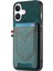 iPhone 16 Plus Için Retro Denim Telefon Kılıfı (Yurt Dışından) 4