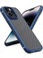 iPhone 14 Pro Için Ipaky Karbon Fiber Dokulu Pc+Tpu Kılıf (Yurt Dışından) 2
