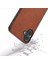 iPhone 16 Için Siyah Kenarlı Dana Dokulu Pu Kılıf (Yurt Dışından) 5