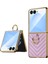 Samsung Galaxy Z Flip7 Için Dream Metal Halka Pu Telefon Kılıfı (Yurt Dışından) 1