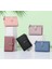 5C1Z Pembe Pu Kimlik Kartı Tutucu Şeker Renk Banka Kredi Kartı Kutusu Çok Yuvalı Ince Kart Durumda Cüzdan Kadın Erkek Kart Kapağı Minimalist Çanta Paraları (Yurt Dışından) 4