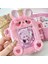 Beyaz Süper Sevimli Pembe Tavşan Peluş Fotocard Tutucu Anahtarlık Kart Tutucu Kart Koruyucu Kılıf Otobüs Banka Adı Kimlik Kartı Ekran Tutucu (Yurt Dışından) 2