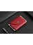 Kırmızı Rfid Şef Seyahat Mini Cüzdan Kart Sahibinin Metal Crazy Horse Pu Kredi Kartı Tutucu Porte Sipariş Cüzdanı Erkek Erkek Kimlik Kartı Tutucu (Yurt Dışından) 1