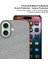 Imak Ruiyi Kumaş Doku iPhone 16 Kılıfı (Yurt Dışından) 3