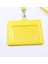 Sarı Yatay 1 Adet Kadın Kredi Kimlik Kartı Rozeti Tutucu Geri Çekilebilir Makara Klip Dize Öğrenci Otobüsü Iş Çalışma Kartı Yaka Kartı Tutucular Çanta (Yurt Dışından) 1