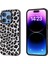 iPhone 15 Pro Için Siyah Kenarlı Leopar Kılıf (Yurt Dışından) 1