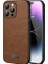 iPhone 14 Pro Max Için Tpu + El Yapımı Deri Kılıf (Yurt Dışından) 1