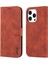 iPhone 14 Pro Max Için Skin Fe Buzağı Dokusu Pu Kılıf (Yurt Dışından) 1