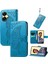 Realme C55 Için Çiçek Deri Kılıf (Yurt Dışından) 1