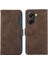 Xiaomi Poco X7 Pro Için Renk Bloğu Rfıd Pu Kılıf (Yurt Dışından) 1
