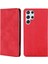 Samaung Galaxy S22 Ultra 5g Için Skin Fe Manyetik Pu Kılıf (Yurt Dışından) 1