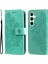 Samsung Galaxy S24 Fe 5g Için Yedi Yapraklı Çiçekler Pu Kılıf (Yurt Dışından) 1