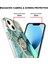 iPhone 14 Için Mermer Çiçek Tpu Kılıfı Ekleme (Yurt Dışından) 4