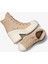 Chuck 70 De Luxe Heel Unisex Kahverengi Deri Platform Sneaker.236 11