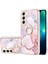 Samsung Galaxy S23 5g Için Yüzüklü Mermer Imd Tpu Kılıf (Yurt Dışından) 1