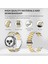 Samsung Galaxy Watch 6/5/4 Için Üç Boncuklu Metal Kayış (Yurt Dışından) 3