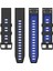 Garmin Fenix ​​7 / Epıx Için 22MM Iki Renkli Silikon Saat Bandı (Yurt Dışından) 4