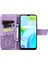 Realme C30 Için Aşk Çiçek Deri Kılıf (Yurt Dışından) 3