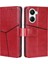 Huawei Nova 10 Se Için Geometrik Pu Kılıf (Yurt Dışından) 1