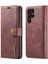 Samsung Galaxy S22 Ultra 5g Için Crazy Horse Texture Pu Kılıf (Yurt Dışından) 1