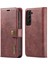 Samsung Galaxy S22+ 5g Için Crazy Horse Doku Pu Kılıf (Yurt Dışından) 1