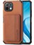 Xiaomi Mi 11 Lite Için Karbon Fiber Manyetik Kart Çantası Kılıfı (Yurt Dışından) 2