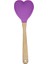 Yapışmaz Kalp Şekilli Silikon Spatula Kaşık (Yurt Dışından) 1