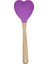 Yapışmaz Kalp Şekilli Silikon Spatula Kaşık (Yurt Dışından) 2